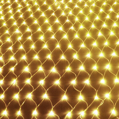 Led Net Mesh Fairy Light 1,5*1,5M 3*2M 6*4M kültéri vízálló függönyfüzér karácsonyi füzér esküvői parti ablak dekoráció