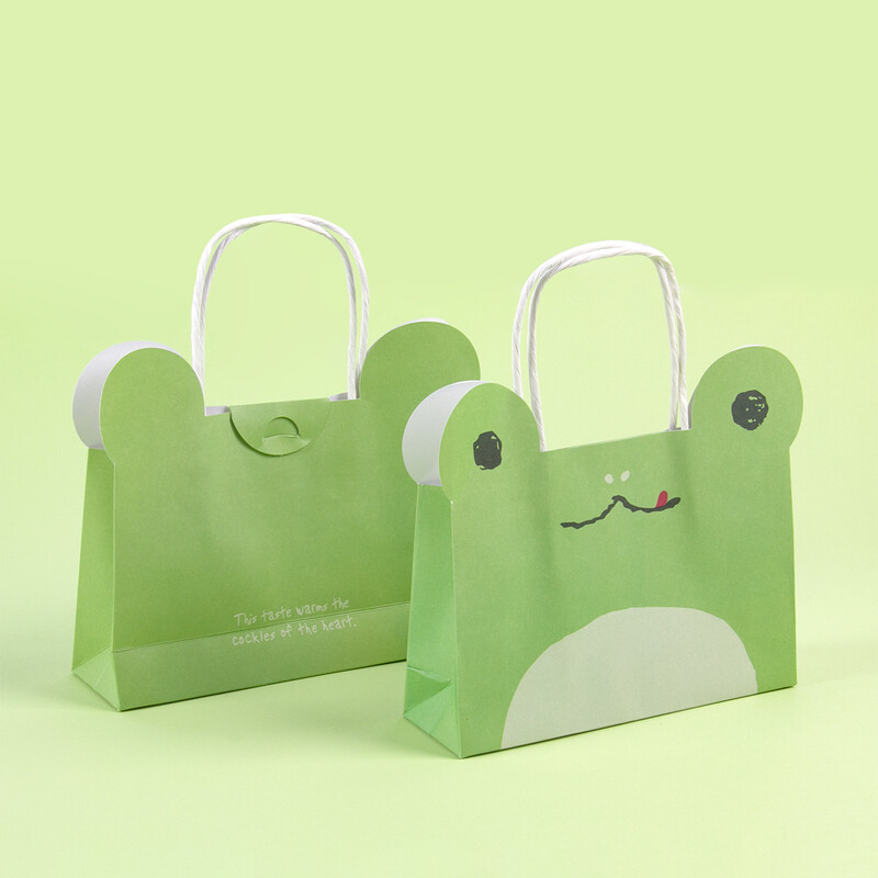 Jauki dzīvnieku papīra dāvanu maisiņi Lācis Varde Suns Kaķis Dāvanu Soma Mazuļu Dušas piederumi Džungļu Dzimšanas Dienas Ballīte Konfekšu Cepumu Iepakošanas maisiņi