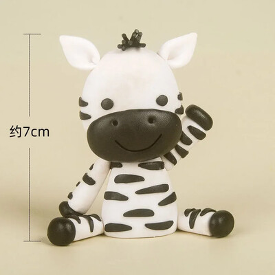 Ζούγκλα Ζώο Διακόσμηση κέικ Woodland Animal Lion Monkey Elephant Zebra Giraffe Cake Topper Kids Happy Wild Birthday Διακόσμηση τούρτας