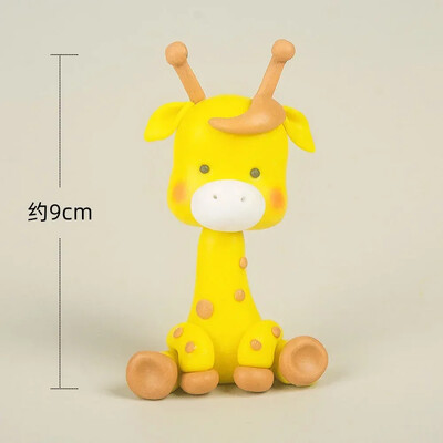 Ζούγκλα Ζώο Διακόσμηση κέικ Woodland Animal Lion Monkey Elephant Zebra Giraffe Cake Topper Kids Happy Wild Birthday Διακόσμηση τούρτας
