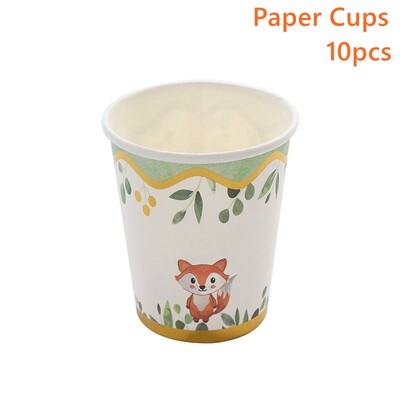 Woodland Cake Topper Hedgehog Squirrel Deer Animal Forest Jungle Party Happy Birthday Party Decor Kid 1st Baby Shower Cake Decor