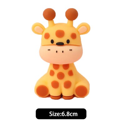 Jungle Animals Cake Toppers Wild One Woodland Animal Lion Elephant Giraffe Safari Διακοσμήσεις για πάρτι γενεθλίων Μωρό
