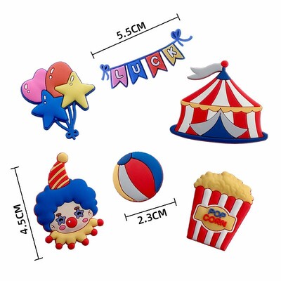 Cirkuszi bohóc torta topper elefánt oroszlán Cirkusz bohóc születésnapi parti dekoráció 1. születésnapi babaváró gyerekeknek ajándékok tortadíszek