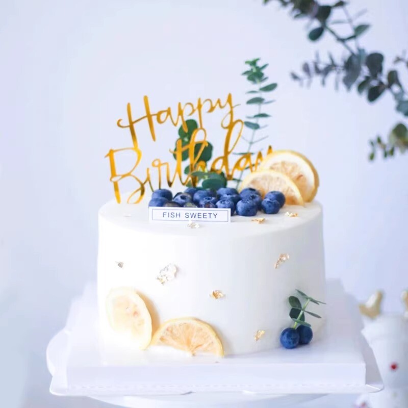 10 db akril boldog születésnapi tortafedő rózsaszín arany ezüst akril gyerekeknek férfi női tortadíszek babazuhanyhoz ajándék kellékek