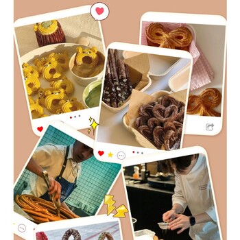 Σετ Home Spanish Donut Maker Western Latin Fruit Maker Home Chipotle Puffs Cookies Brownies Εργαλεία ψησίματος για κέικ