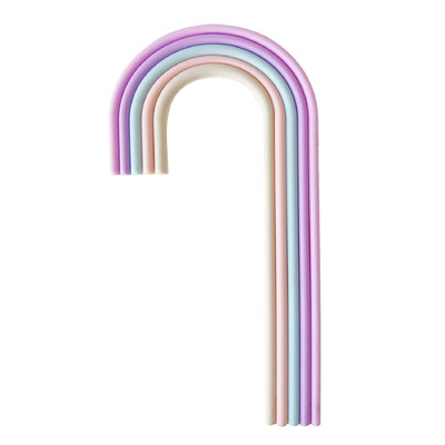 Πολύχρωμα Rainbow Cake Toppers Διακοσμήσεις τούρτας για γενέθλια Baby Shower Επετειακό πάρτι γάμου