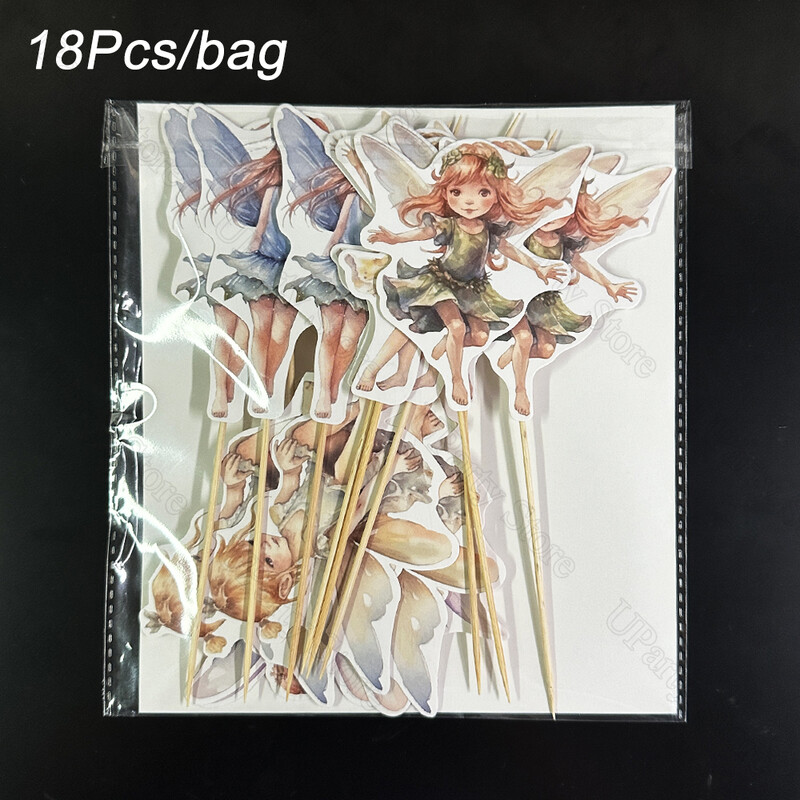 18gab. Pasaku kūku pildījumi Ziedi Tauriņu pasaku kēksu dekori bērnu vakaram Pasaku dzimšanas dienas kūku dekorēšanas piederumi