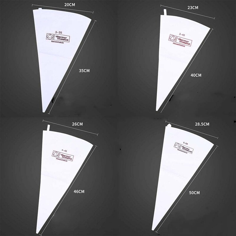 1 vnt. Naujas sutirštintas 35/40/46/50 cm medvilninis audinys suspaudžiamas gėlių maišelis Daugkartinis sausainių kremas suspaudžiamas maišelis tortų kepimo įrankis
