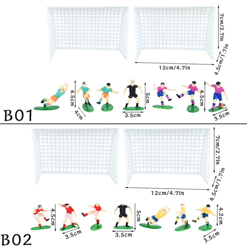 1Szett focimeccs Focitorta-dekoráció Modell Fociparti Boldog születésnapi parti kellékek Gyerekparti dekoráció Kiegészítők