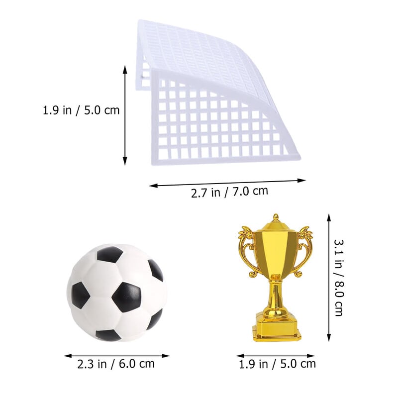 Miniatűr focipálya táj dekoráció torta dekoráció dekoráció csocsó műanyag miniatűr modell