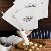 Naujas sutirštintas 35/40/46/50 cm medvilninis audinys suspaudžiamas gėlių maišelis Daugkartinio naudojimo sausainių kremas suspaudžiamas maišelis Tortų kepimo įrankis