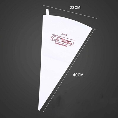 Naujas sutirštintas 35/40/46/50 cm medvilninis audinys suspaudžiamas gėlių maišelis Daugkartinio naudojimo sausainių kremas suspaudžiamas maišelis Tortų kepimo įrankis