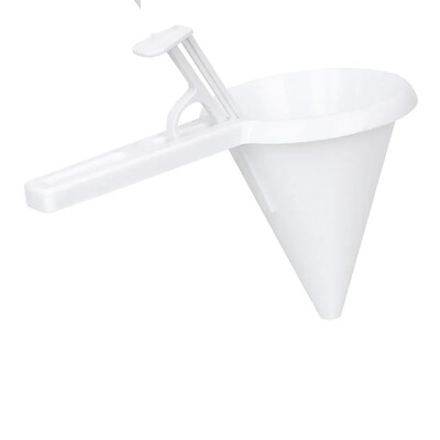 Rankinis tešlos piltuvas Deserto įrankiai Kepimo įrankiai Tortų dekoravimas Virtuvės priedai Reguliuojamas keksiukų perpakavimo piltuvas