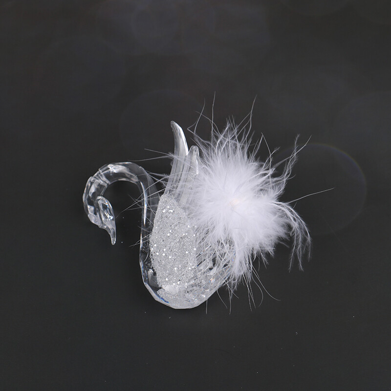 Hattyú toll Kristály Hattyú Boldog születésnapot tortafedő korona Hattyú Valentin-napi tortafedő születésnapi torta plüss dekorációk szerelem