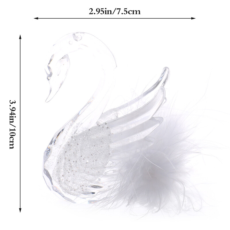 Hattyú toll Kristály Hattyú Boldog születésnapot tortafedő korona Hattyú Valentin-napi tortafedő születésnapi torta plüss dekorációk szerelem
