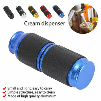 3/1 τεμ. Αλουμινίου από κράμα αλουμινίου Cream Cracker Dispenser Mini Rubber Grip Dispenser κρέμα σαντιγί Εργαλεία επιδόρπιου Αξεσουάρ κουζίνας