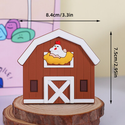 Farm Animals Cake Topper Ρουστίκ Διακόσμηση τούρτας Αρνιά, πόνυ, γουρουνάκια, γκόμενα, θημωνιές για παιδιά Προμήθειες για πάρτι για χαρούμενα γενέθλια