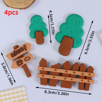 Farm Animals Cake Topper Ρουστίκ Διακόσμηση τούρτας Αρνιά, πόνυ, γουρουνάκια, γκόμενα, θημωνιές για παιδιά Προμήθειες για πάρτι για χαρούμενα γενέθλια
