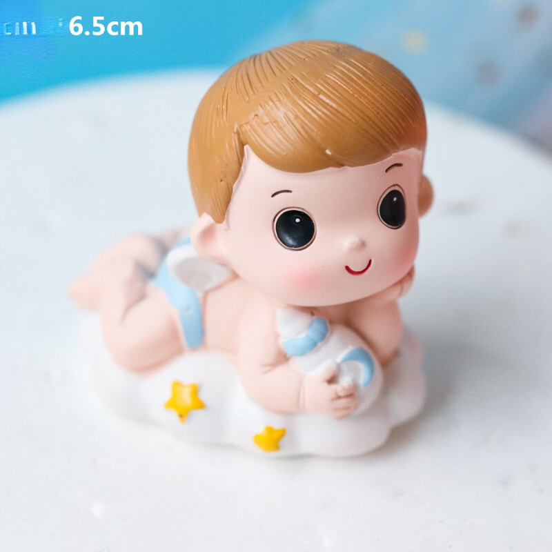 Nemek feltárása tortadísz Kék rózsaszín baba fiú lány tortafeltétek cumisüveg babakocsi Boldog születésnapot cupcake topper sütés