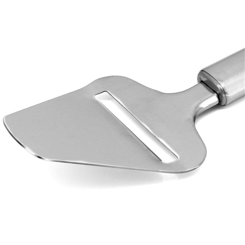 Sudraba nerūsējošā tērauda siera mizotājs Siera griezējs Sviesta šķēles griešanas nazis Virtuves gatavošanas siera rīki