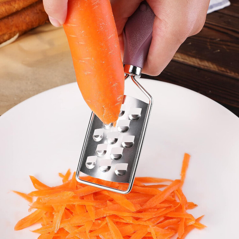 Mini sajtreszelő és citromreszelő 304 rozsdamentes acél reszelő aprító Konyhai eszközök sajt csokoládé fűszerekhez