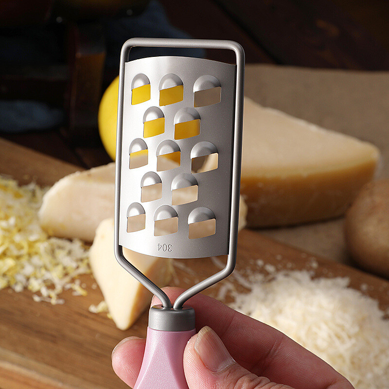 Mini sajtreszelő és citromreszelő 304 rozsdamentes acél reszelő aprító Konyhai eszközök sajt csokoládé fűszerekhez