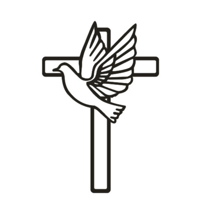 Arany Peace Dove Cross tortafeltétek, akril felső, party dekorációs eszközök, keresztelő, első közösség, 1 db