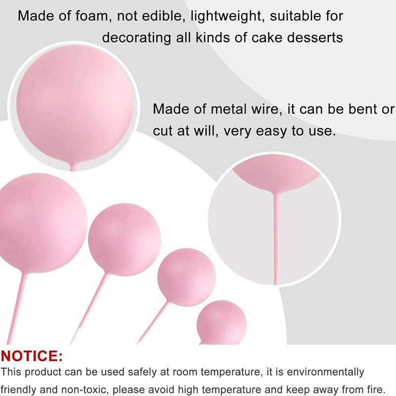 20db Tortafedő Arany Ezüst Golyó Boldog születésnapot Tortafedő Barkácsolás Cupcake Zászló Esküvői Karácsonyi Bál dekor Születésnapi Dekoráció