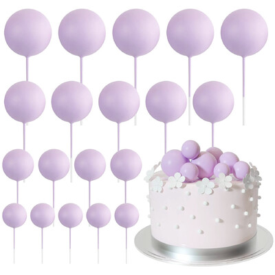 20 db Golyós tortafedő dekoráció Mini léggömbök Tortafedő rudak Narancssárga golyók esküvői születésnapi évfordulós tortadíszek