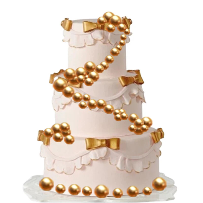 120 τμχ Mini Balloons Cake Toppers Χρυσή μπάλα αφρού για Cupcake Διακοσμήσεις ψησίματος κέικ DIY Ένθετο κέικ για προμήθειες διακόσμησης πάρτι