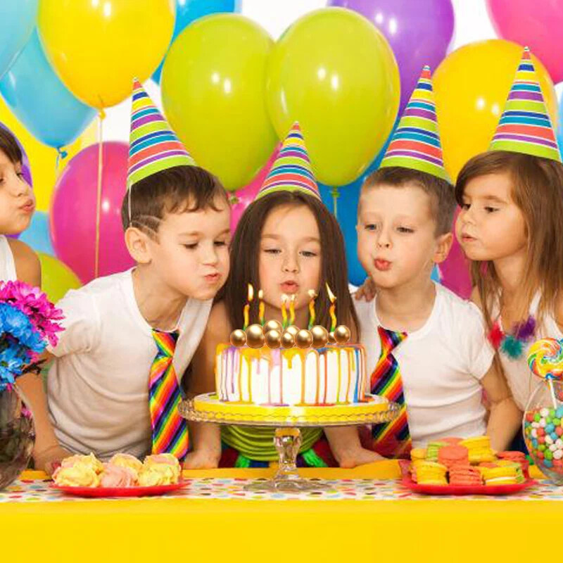 120 τμχ Mini Balloons Cake Toppers Χρυσή μπάλα αφρού για Cupcake Διακοσμήσεις ψησίματος κέικ DIY Ένθετο κέικ για προμήθειες διακόσμησης πάρτι