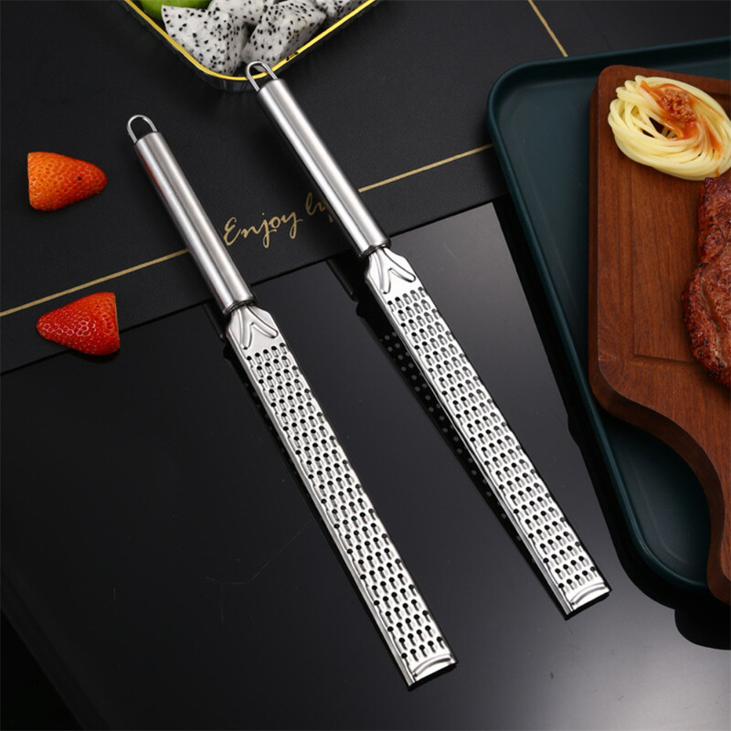 Aparat de ras pentru brânză cu mâner lung din oțel inoxidabil