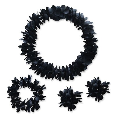 Hawaii Művirág Füzér Színes Virágok Nyaklánc Fejpánt Beach Leis Nyaklánc Aloha Téma Kellékek Születésnapi Koszorú