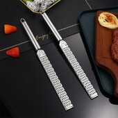 Răzătoare lungă de brânză din oțel inoxidabil, de mână, pentru citrice, lămâie, răzătoare, răzătoare lungă pentru ciocolată, răzătoare, ghimbir, fructe, unelte de bucătărie