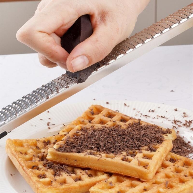 Răzătoare lungă de brânză din oțel inoxidabil, de mână, pentru citrice, lămâie, răzătoare, răzătoare lungă pentru ciocolată, răzătoare, ghimbir, fructe, unelte de bucătărie