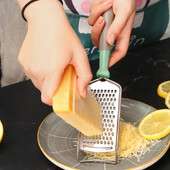 Răzătoare pentru brânză, răzătoare din oțel inoxidabil pentru bucătărie, răzătoare pentru brânză premium cu mâner, răzătoare pentru brânză Zester de lămâie de mână