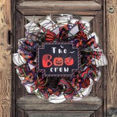 Spooky Halloween Garland Indoor Outdoor Halloween Garland Halloween στεφάνι Διακόσμηση παραθύρου πόρτας για Haunted House Party Spooky