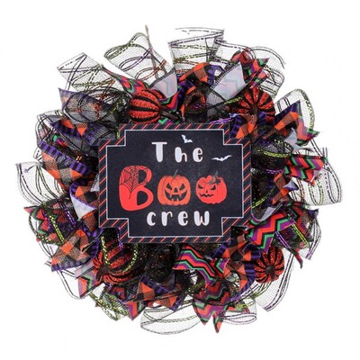 Spooky Halloween Garland Indoor Outdoor Halloween Garland Halloween στεφάνι Διακόσμηση παραθύρου πόρτας για Haunted House Party Spooky
