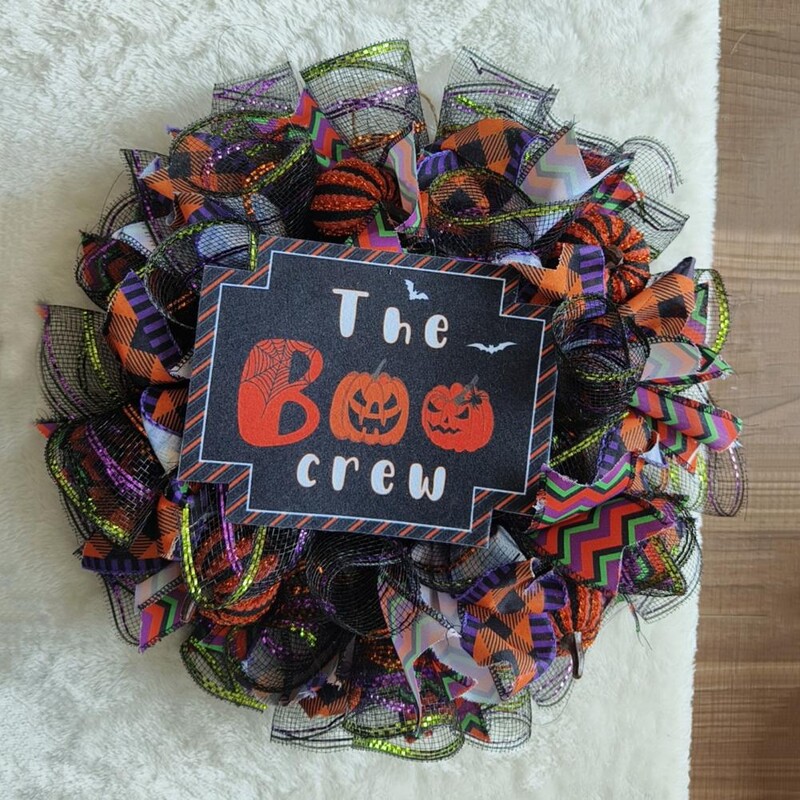 Spooky Helovīna vītne iekštelpās āra Helovīna vītne Helovīna vainags durvju logu dekors spoku mājas ballītei Spooky