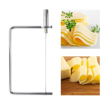 Cheese Slicer Professional Εύκολη γρήγορη κοπή Εύκολο στο καθάρισμα Ευέλικτο αξεσουάρ κουζίνας Τυροκόφτης από χαλύβδινο σύρμα