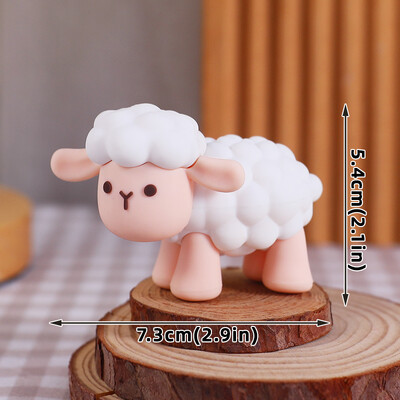 Farm Critters Cake Topper Yaks Ponies Sheep Piglets Chickens Farm Greenhouse Ξύλινο Σπίτι Αγόρι Κορίτσι Διακοσμήσεις τούρτας γενεθλίων