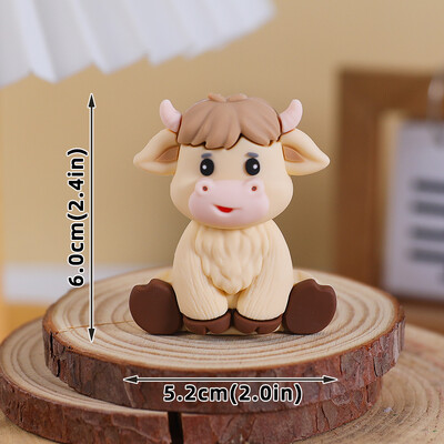Farm Critters Cake Topper Yaks Ponies Sheep Piglets Chickens Farm Greenhouse Ξύλινο Σπίτι Αγόρι Κορίτσι Διακοσμήσεις τούρτας γενεθλίων