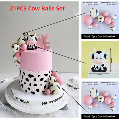 Farm Critters Cake Topper Yaks Ponies Sheep Piglets Chickens Farm Greenhouse Ξύλινο Σπίτι Αγόρι Κορίτσι Διακοσμήσεις τούρτας γενεθλίων