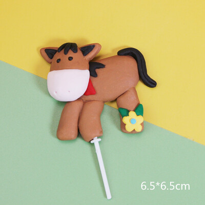 Διακόσμηση τούρτας με ζώα Farm Animal Birthday Cake Topper Cow Cake Topper for Farm Animal Baby Shower Birthday Party Supplies