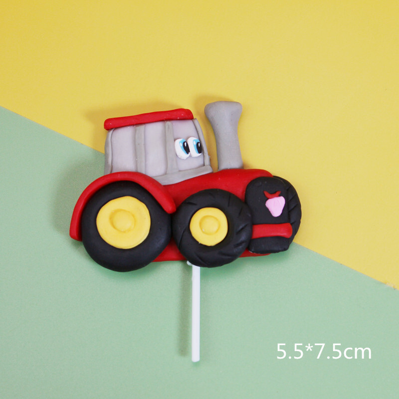 Farm Animal Cake Dekoráció Farm Animal Torta Topper Tehén Torta Topper Farm Animal Baby Shower Születésnapi Party Kellékek