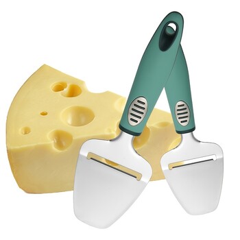 PLYS Cheese Slicer Многофункционален ръчен незалепващ нож за сирене за нарязване на сирене Шпатула за сирене от неръждаема стомана