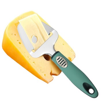 PLYS Cheese Slicer Многофункционален ръчен незалепващ нож за сирене за нарязване на сирене Шпатула за сирене от неръждаема стомана