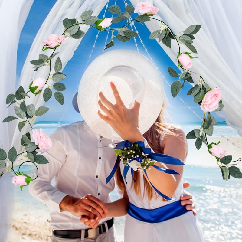 Függő eukaliptusz füzér mesterséges eukaliptusz füzér Elegáns mesterséges eukaliptusz rózsafüzér otthoni kerthez beltéri használatra