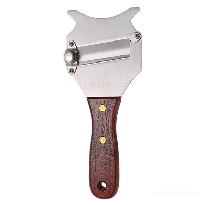 Tăiător de trufe reglabil din oțel inoxidabil Răzătoare profesională pentru trufe Mașină de ras brânza cu mâner din lemn de trandafir Ustensile de bucătărie