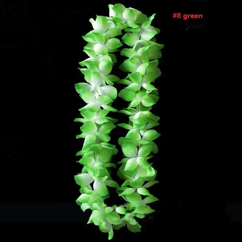 Hawaii Virág Nyaklánc Leis Műfüzér Hawaii Beach Party Dekoráció Díszes ruha Luau Esküvői Születésnapi Cosplay